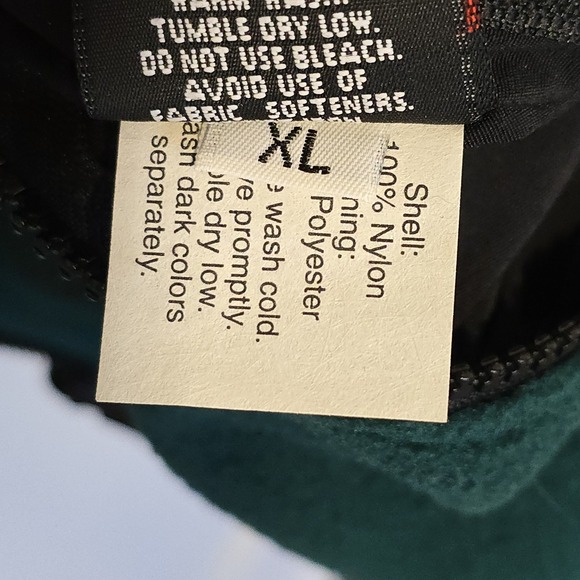 EQ Reversible Polartec Horse Fleece Vest XL Black‎ Green Equestrian Riding 24x27 - Picture 9 of 11